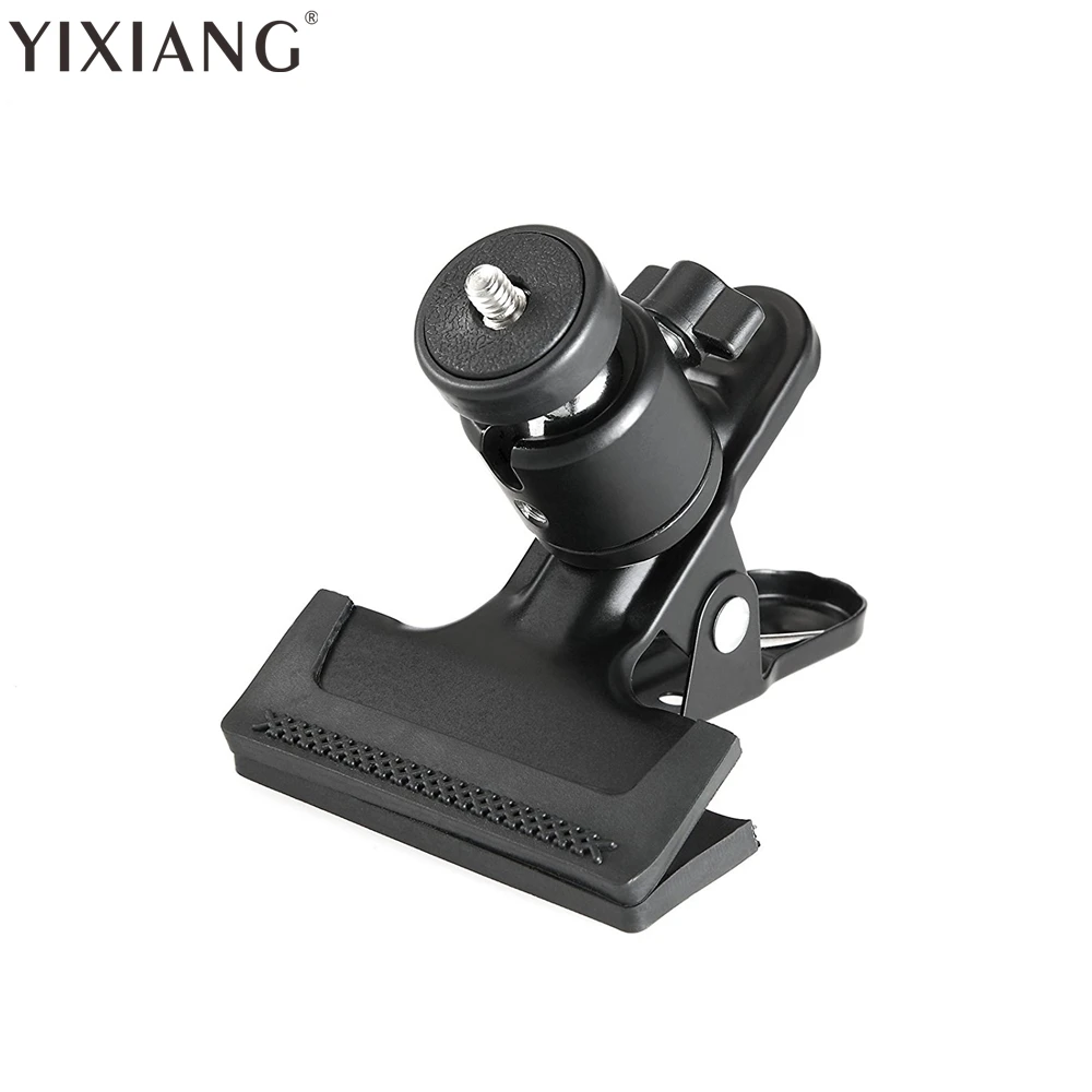 YIXIANG Multi-function Spring Clamp Clip Holder Mount with Ball Head w/ standard 1/4" Screw for SLR, Digital SLR, Video cameras
YIXIANG Multi-function Spring Clamp Clip Holder Mount with Ball Head w/ standard 1/4" Screw for SLR, Digital SLR, Video cameras