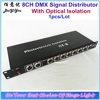 Stage Light Controller DMX512 Signal Amplifier Splitter 8 Way DMX For Stage With Optical Fiber Isolation
Stage Light Controller DMX512 Signal Amplifier Splitter 8 Way DMX For Stage With Optical Fiber Isolation
