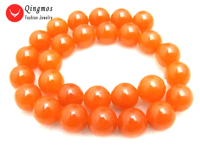 Qingmos 14mm Round Natural Gem Stone Red Jades Loose Beads for Jewelry Making Necklace Bracelet Earring DIY Strands 15'' Los693
Qingmos 14mm Round Natural Gem Stone Red Jades Loose Beads for Jewelry Making Necklace Bracelet Earring DIY Strands 15'' Los693