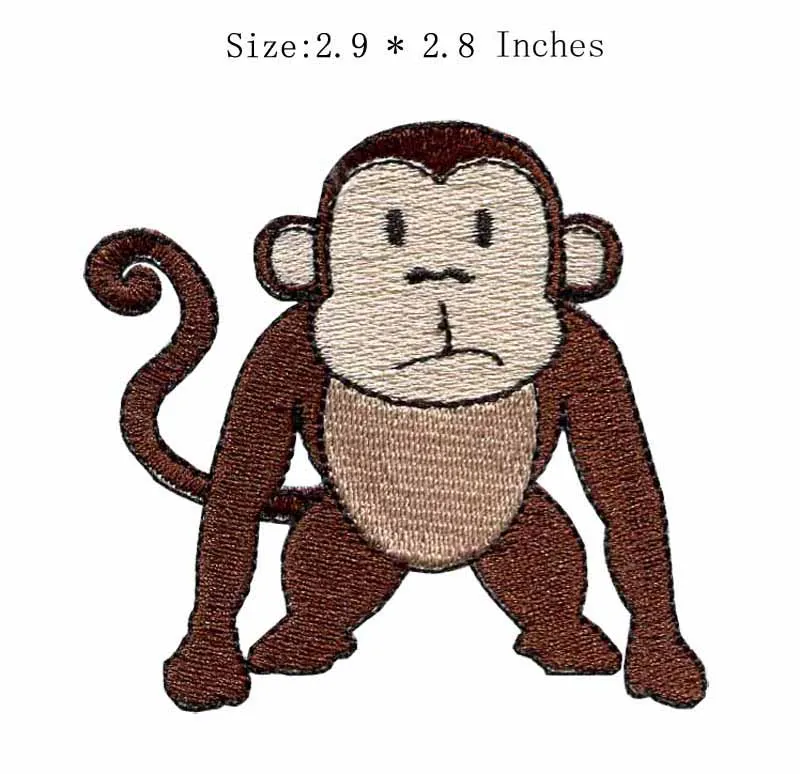 Crawling monkey embroidery patch 2.9"wide for biker patch/elsa applique/patch large
Crawling monkey embroidery patch 2.9"wide for biker patch/elsa applique/patch large