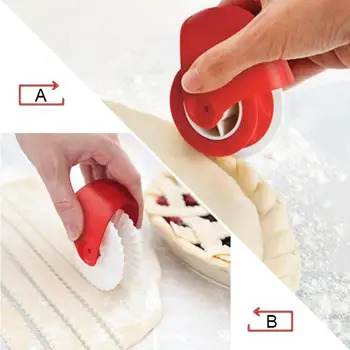 Pastry Cuter Rolling Wheel Decorator To Ensure Smooth Cutting DIY Rust-Proof Manual Noodle Cutter Knife For Kitchen Gadgets
Pastry Cuter Rolling Wheel Decorator To Ensure Smooth Cutting DIY Rust-Proof Manual Noodle Cutter Knife For Kitchen Gadgets