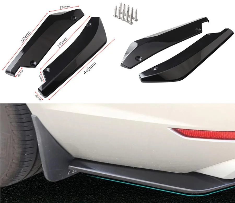 Universal Anti-Scratch Car Rear Bumper Lip Diffuser Splitter Canard Glossy Black
Universal Anti-Scratch Car Rear Bumper Lip Diffuser Splitter Canard Glossy Black