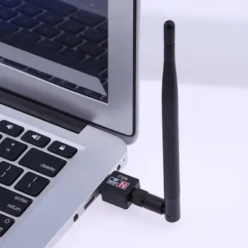 600Mbps USB 2.0 Wifi Router Adapter Wireless Network Card 802.11 b/g/n LAN Card with 5dBI Antenna for Laptop Computer Soft AP
600Mbps USB 2.0 Wifi Router Adapter Wireless Network Card 802.11 b/g/n LAN Card with 5dBI Antenna for Laptop Computer Soft AP