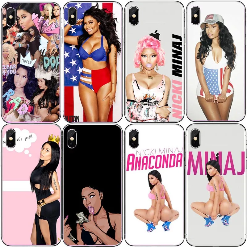 Nicki Minaj soft silicone TPU Phone Case Shell for iPhone 6 6sPlus 7 7Plus 8 8Plus 5S SE XS Max XR funda Cases | Мобильные телефоны