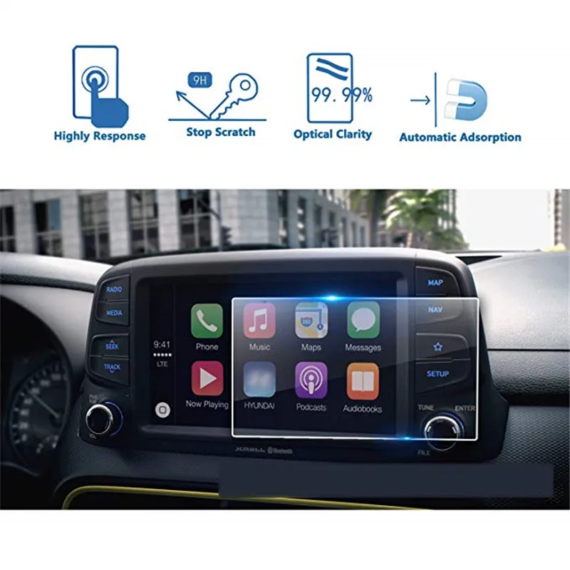 For Hyundai Kona 2018 2019 Ultimate 8 Inch Car Navigation Screen Protector Tempered Glass Touch Screen Protector
For Hyundai Kona 2018 2019 Ultimate 8 Inch Car Navigation Screen Protector Tempered Glass Touch Screen Protector