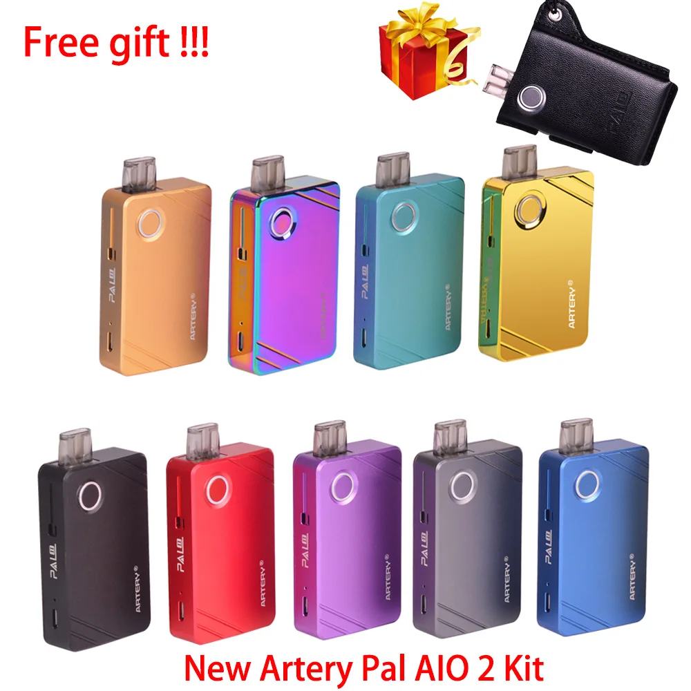 Gift case Vape kit Artery Pal AIO 2 Kit 1000mah 3ml tank fit 1.0ohm/mesh 0.6ohm coil E cigarette MTL Pod Vape vs drag nano
Gift case Vape kit Artery Pal AIO 2 Kit 1000mah 3ml tank fit 1.0ohm/mesh 0.6ohm coil E cigarette MTL Pod Vape vs drag nano