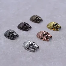 10 pcs/ lot 6 Colors Punk Style Alloy Indian skull Charm Beads for Jewelry Making Beaded Bracelets DIY Components Accessories
10 pcs/ lot 6 Colors Punk Style Alloy Indian skull Charm Beads for Jewelry Making Beaded Bracelets DIY Components Accessories