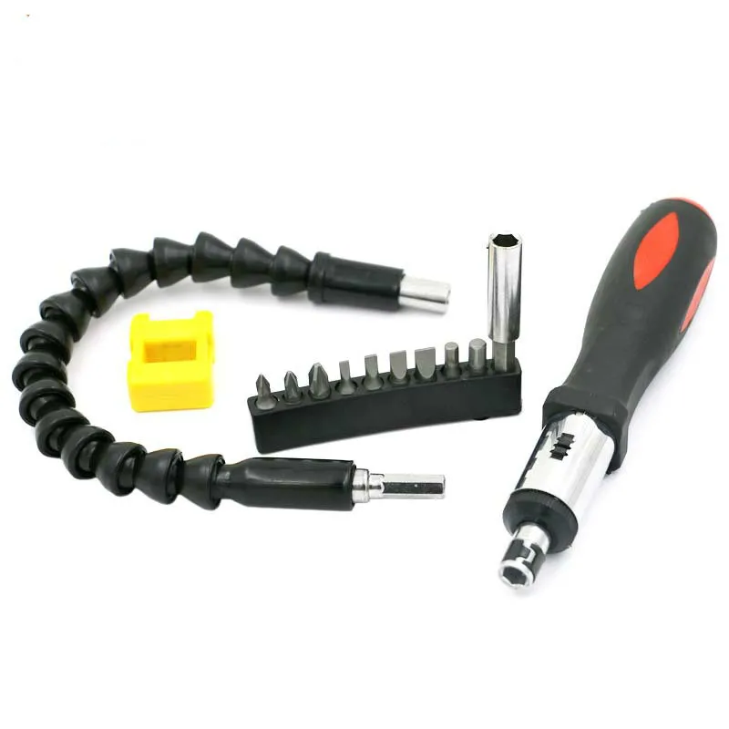 High quality 12 pcss ratchet screwdriver set multi-functional soft shaft magnetizer hardware tools home Slotted Phillips 2019NEW
High quality 12 pcss ratchet screwdriver set multi-functional soft shaft magnetizer hardware tools home Slotted Phillips 2019NEW