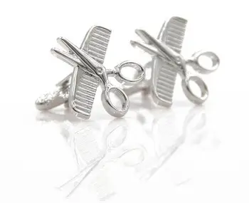 10pairs/lot Creative Comb And Scissors Cufflinks Copper Cuff Links Shirt Cuff Button Men's Jewelry
10pairs/lot Creative Comb And Scissors Cufflinks Copper Cuff Links Shirt Cuff Button Men's Jewelry