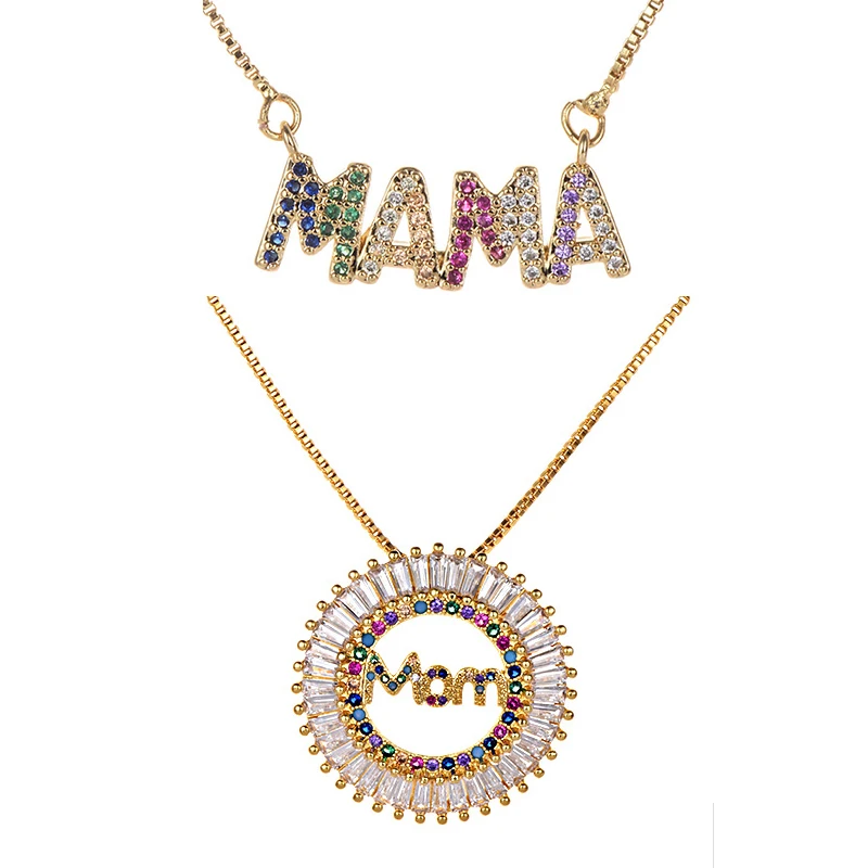 ZHINI Fashion Letter MOM Heart Shape Inlaid Crystal Pendant Necklace Mother's Day Gift High Quality Jewelry Wholesale Lots Bulk
ZHINI Fashion Letter MOM Heart Shape Inlaid Crystal Pendant Necklace Mother's Day Gift High Quality Jewelry Wholesale Lots Bulk