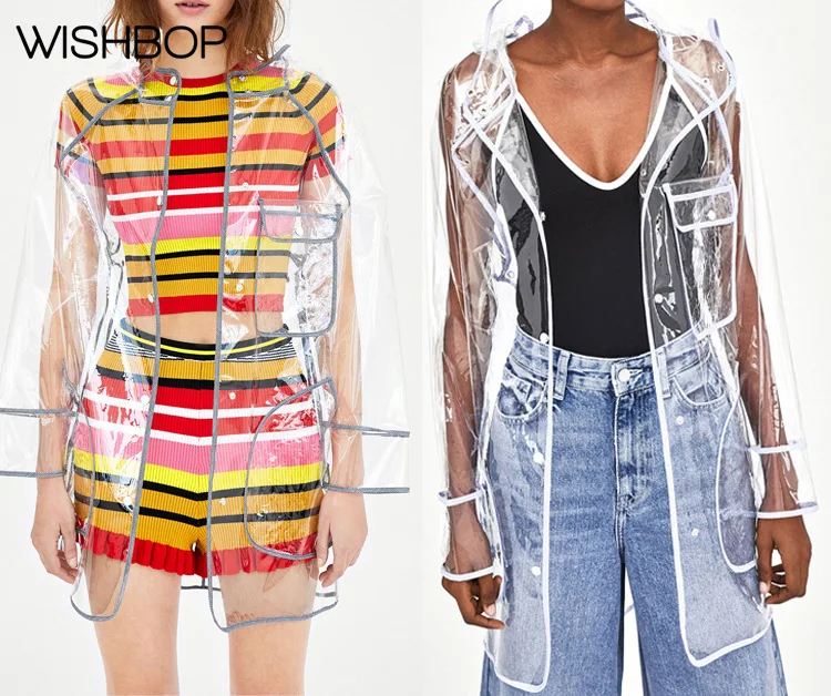 2018 New Wishbop Rain~coat Transparent Women - Transparent Clear Pvc Raincoat Summer Fashion Waterproof Hooded Rain-Coat
2018 New Wishbop Rain~coat Transparent Women - Transparent Clear Pvc Raincoat Summer Fashion Waterproof Hooded Rain-Coat