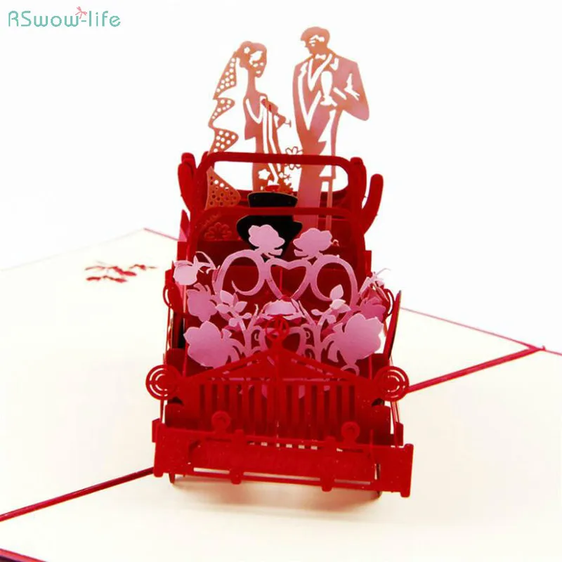 3D Three-dimensional Greeting Card Classic Wedding Car Wedding Invitation Paper Carving DIY Gift Festival Party Supplies
3D Three-dimensional Greeting Card Classic Wedding Car Wedding Invitation Paper Carving DIY Gift Festival Party Supplies