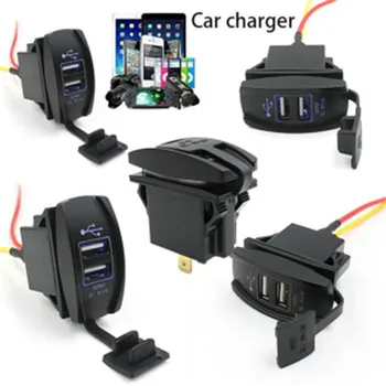 kongyide Car Usb Charger 5 x 2.5 x 5.1cm 12V 24V Car Auto Boat Accessory Dual USB Charger Power Adapter LED Outlet Octo 6
kongyide Car Usb Charger 5 x 2.5 x 5.1cm 12V 24V Car Auto Boat Accessory Dual USB Charger Power Adapter LED Outlet Octo 6