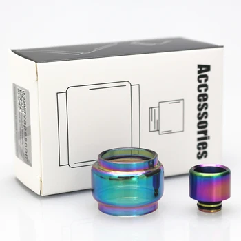 Authentic VapeSoon Replacement Rainbow Glass Tube With 510 SS Rainbow Drip Tip For TFV8 BABY Atomizer
Authentic VapeSoon Replacement Rainbow Glass Tube With 510 SS Rainbow Drip Tip For TFV8 BABY Atomizer