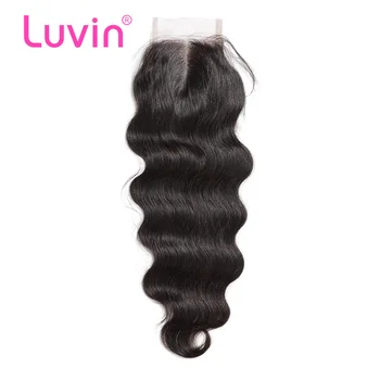 Luvin Brazilian Lace Closure Hair Body Wave 100% Remy Human Hair Closure Middle Part Bleached Knots With Baby Hair Shipping Free
Luvin Brazilian Lace Closure Hair Body Wave 100% Remy Human Hair Closure Middle Part Bleached Knots With Baby Hair Shipping Free