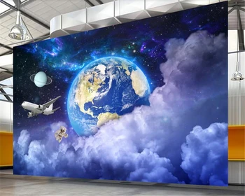 beibehang behang Dream Earth Universe Galaxy Astronaut Planet Background Wallpaper papier peint mural 3d wall papers home decor
beibehang behang Dream Earth Universe Galaxy Astronaut Planet Background Wallpaper papier peint mural 3d wall papers home decor
