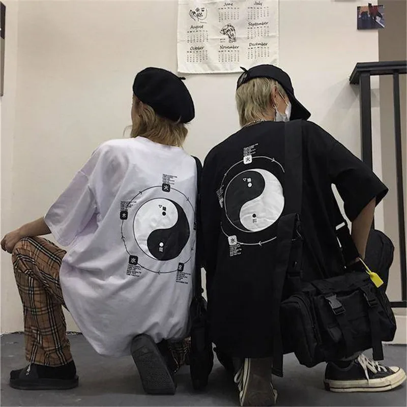 Korean Harajuku BF Printed T Shirt Men Women Summer Ins Hip Hop Loose Oversize Tee Shirts Men Casual Tshirt Streetwear Males
Korean Harajuku BF Printed T Shirt Men Women Summer Ins Hip Hop Loose Oversize Tee Shirts Men Casual Tshirt Streetwear Males