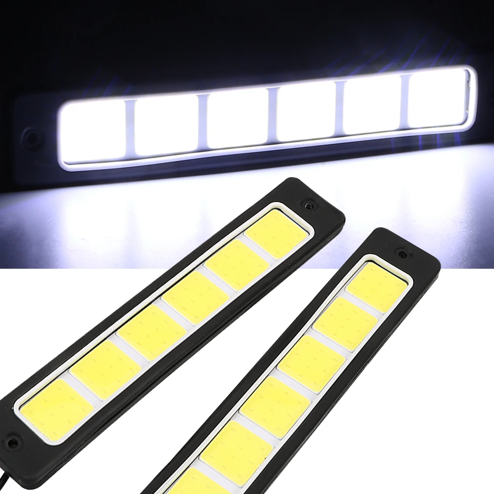 FORAUTO 2pcs Bendable LED Car DRL Daytime Running Light Fog Lamp Functions Lamp Square COB Waterproof Super Bright Car-styling
FORAUTO 2pcs Bendable LED Car DRL Daytime Running Light Fog Lamp Functions Lamp Square COB Waterproof Super Bright Car-styling