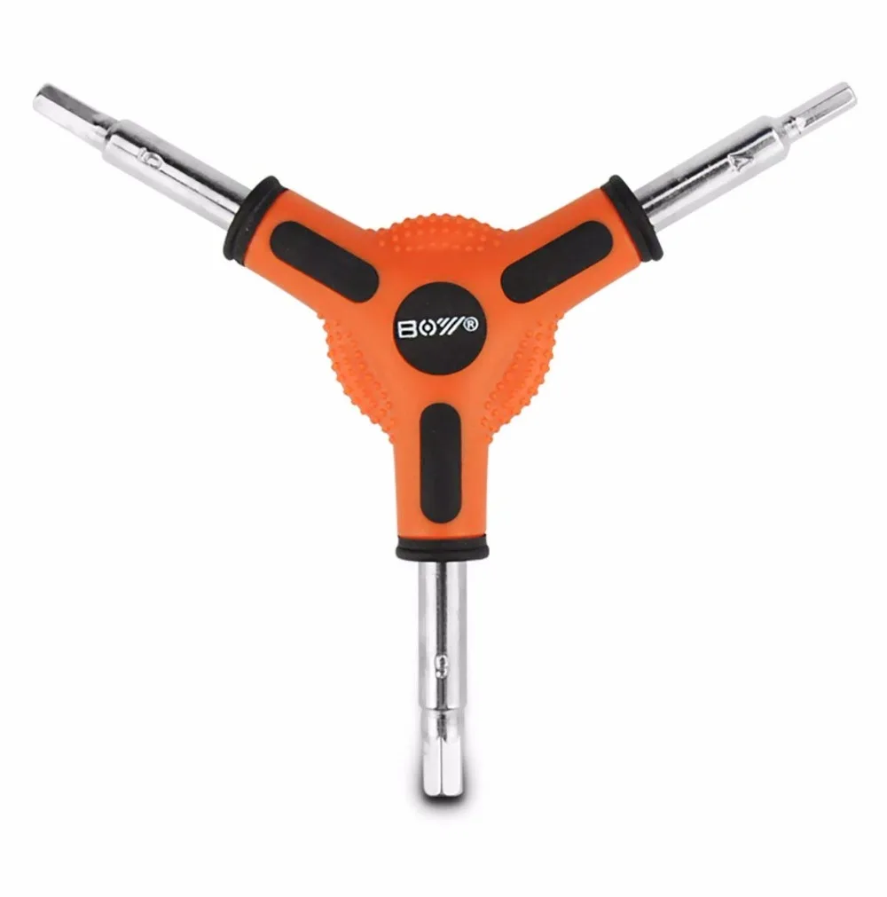 Y Type Bike Repair Tool Wrench 3 Way Trigeminal Type Hex Wrench Tool Size 4 5 6mm
Y Type Bike Repair Tool Wrench 3 Way Trigeminal Type Hex Wrench Tool Size 4 5 6mm