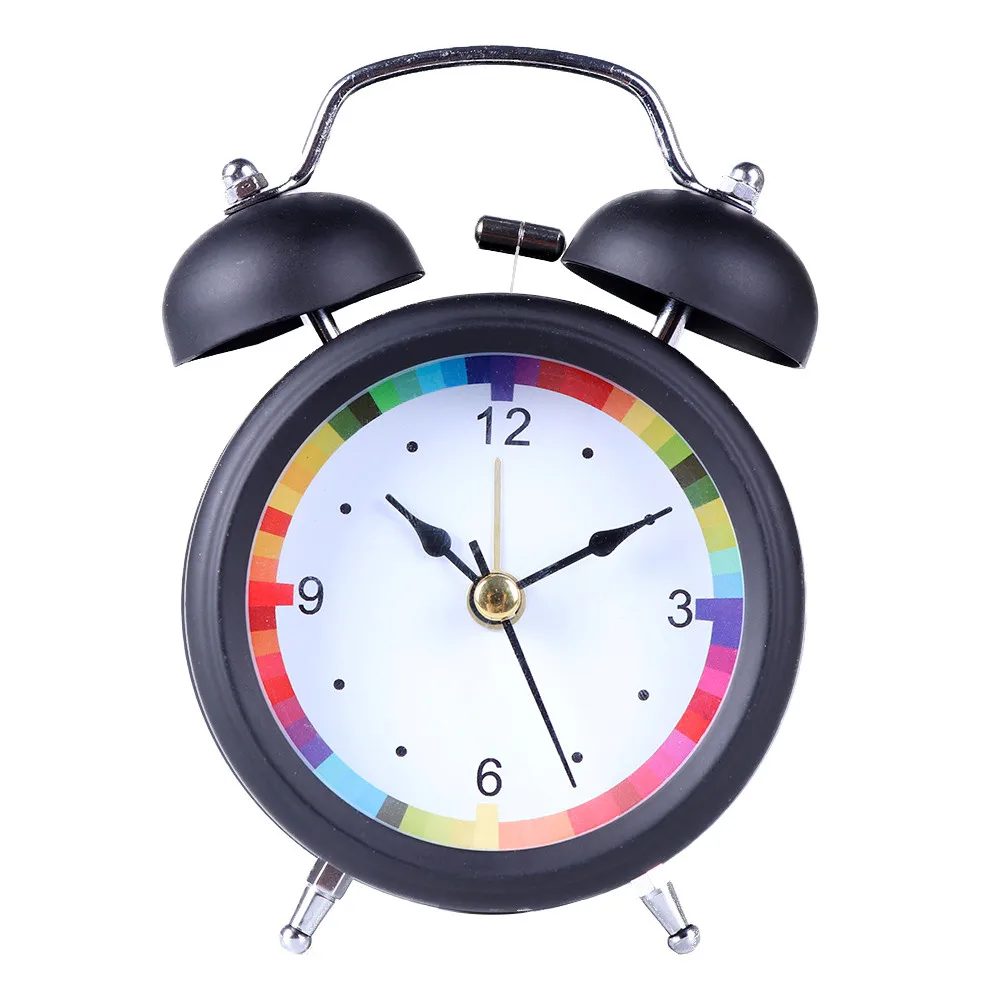 Vintage Retro Silent Pointer Clocks Dual Bell Loud Alarm Clock Bedside Night Light Home Decors 2018 hot sales 6+5$
Vintage Retro Silent Pointer Clocks Dual Bell Loud Alarm Clock Bedside Night Light Home Decors 2018 hot sales 6+5$