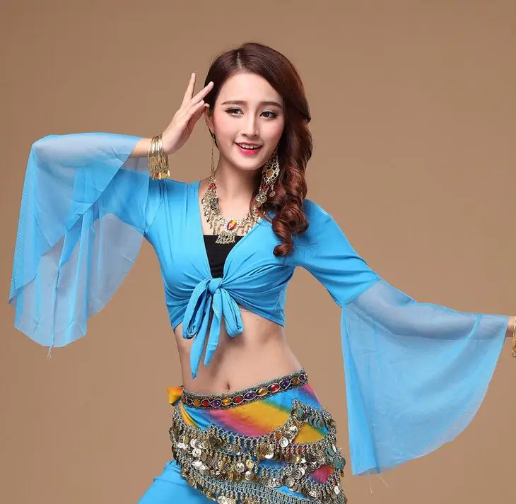 Belly Dance Tribal Wrap Top Long Sleeve Dancing Yoga Bra For Carnival Choli Blouse Gypsy White Red Black Yellow Free Shipping
Belly Dance Tribal Wrap Top Long Sleeve Dancing Yoga Bra For Carnival Choli Blouse Gypsy White Red Black Yellow Free Shipping