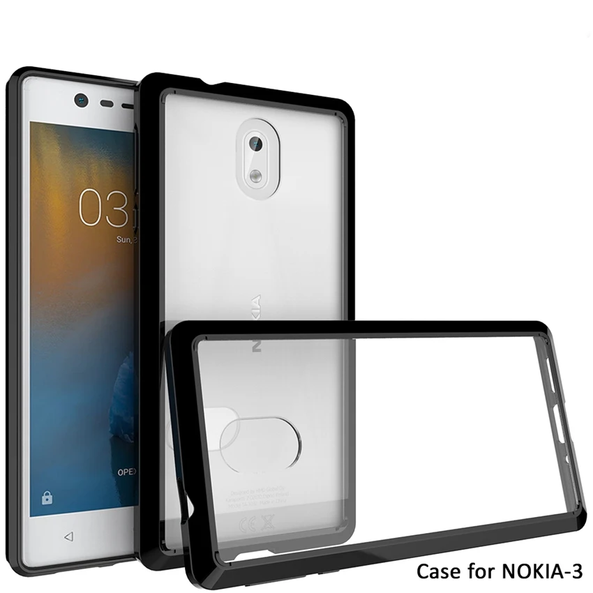 Soft TPU/PC Air Cushion Tech Case For Nokia 3 Protective Fundas Coque Shockproof Crystal Clear Shell Hard Back Cover For Nokia3
Soft TPU/PC Air Cushion Tech Case For Nokia 3 Protective Fundas Coque Shockproof Crystal Clear Shell Hard Back Cover For Nokia3