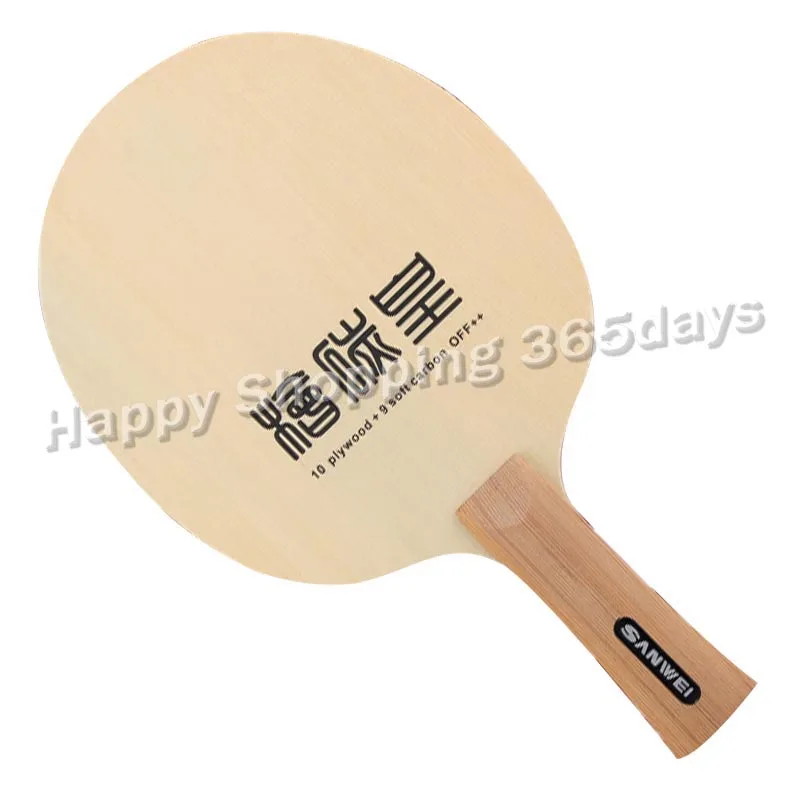 Sanwei T1091AA Hinoki Carbon 10plywood + 9 soft catbon OFF++ table tennis blade
Sanwei T1091AA Hinoki Carbon 10plywood + 9 soft catbon OFF++ table tennis blade