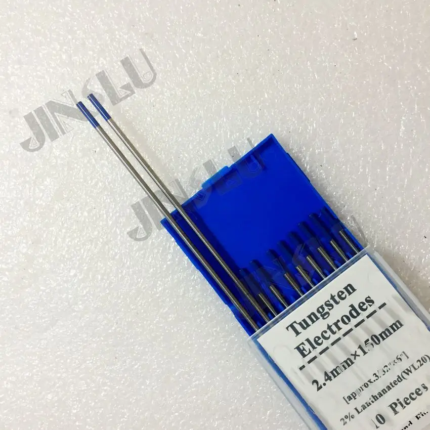 High quality 2.0% Lanthanated WL20 Sky Blue TIG Welding Tungsten Electrode 2.4*150mm,20PK
High quality 2.0% Lanthanated WL20 Sky Blue TIG Welding Tungsten Electrode 2.4*150mm,20PK