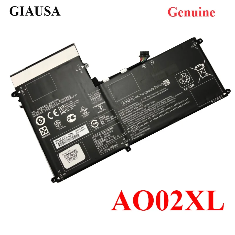 Wholesale AO02XL battery for HP ElitePad 1000 G2 HSTNN-LB5O 728250-1C1 728558-005 728250-421 A002XL
Wholesale AO02XL battery for HP ElitePad 1000 G2 HSTNN-LB5O 728250-1C1 728558-005 728250-421 A002XL
