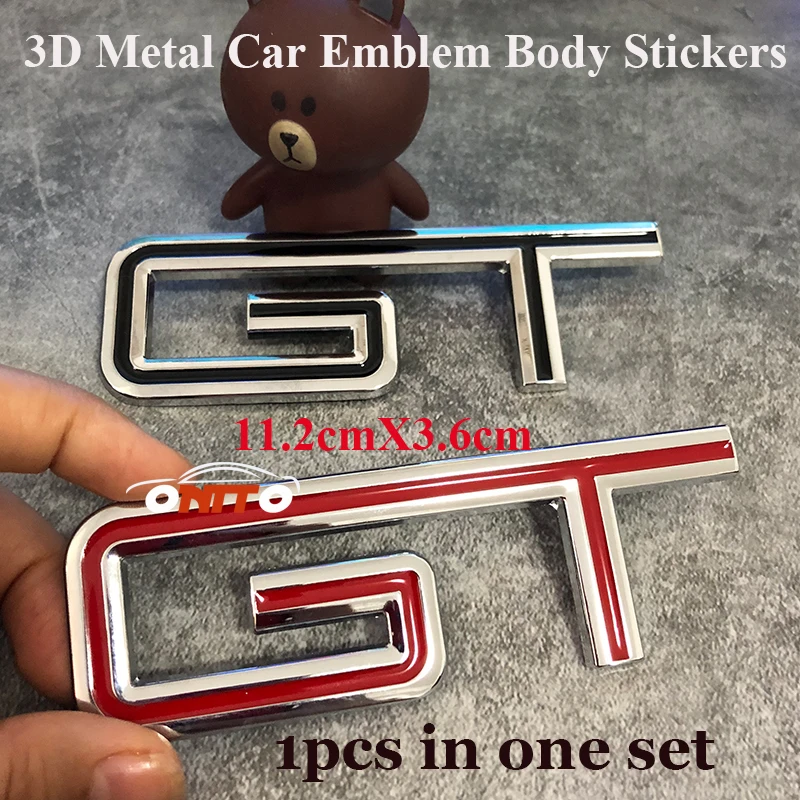 For GT logo badge For Focus Mondeo Mustang Car-styling body stickers Auto Emblem Motorcycles Body Car accessories 1pcs /lot
For GT logo badge For Focus Mondeo Mustang Car-styling body stickers Auto Emblem Motorcycles Body Car accessories 1pcs /lot