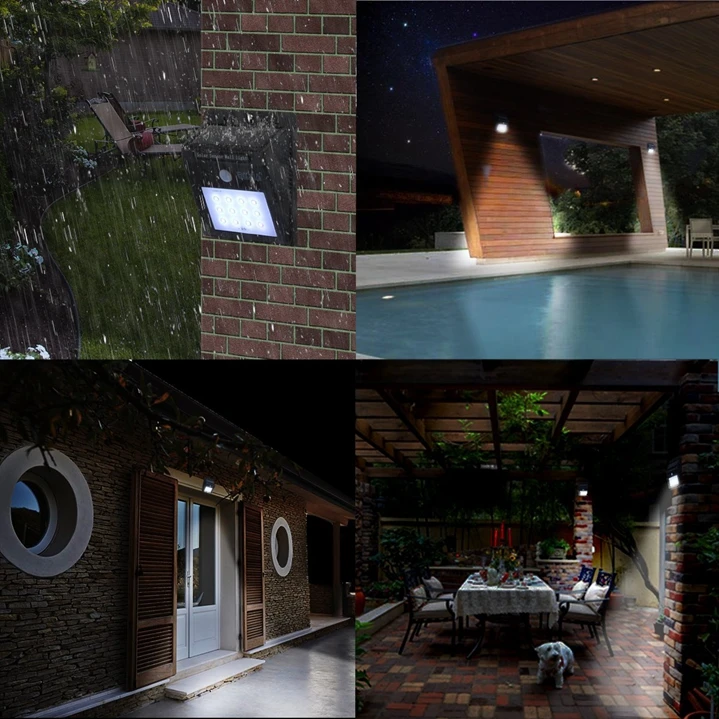 2Pcs Led Solar Light Waterproof Solar 12 LED Light Motion Sensor Wall Lamp Auto ON/OFF for Outdoor Garden Yard Roof Lawn lamps 2Pcs Led Solar Light Waterproof Solar 12 LED Light Motion Sensor Wall Lamp Auto ON/OFF for Outdoor Garden Yard Roof Lawn lamps