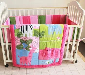 Ups Free New 3 pcs Flower Baby Cot Crib Bedding set for baby girl bed linen Comforter Quilt sheet bumper
Ups Free New 3 pcs Flower Baby Cot Crib Bedding set for baby girl bed linen Comforter Quilt sheet bumper