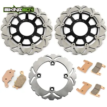 BIKINGBOY Front Rear Brake Discs Rotors Disks + Pads RVT 1000 R 00 01 02 03 04 05 06 VTR 1000 SP-1 2000 2001 SP-2 2002-2006 RC51
BIKINGBOY Front Rear Brake Discs Rotors Disks + Pads RVT 1000 R 00 01 02 03 04 05 06 VTR 1000 SP-1 2000 2001 SP-2 2002-2006 RC51