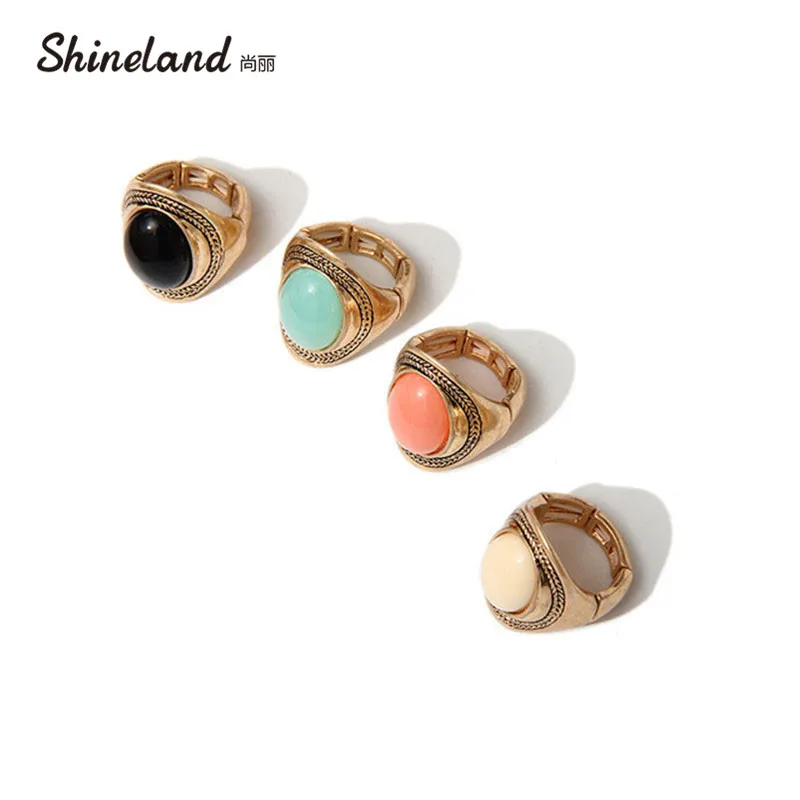 Shineland New Design Vintage Gold-color Multi Color Oval Blue Stone Adjustable Luxrious Statement Rings For Women Jewelry
Shineland New Design Vintage Gold-color Multi Color Oval Blue Stone Adjustable Luxrious Statement Rings For Women Jewelry