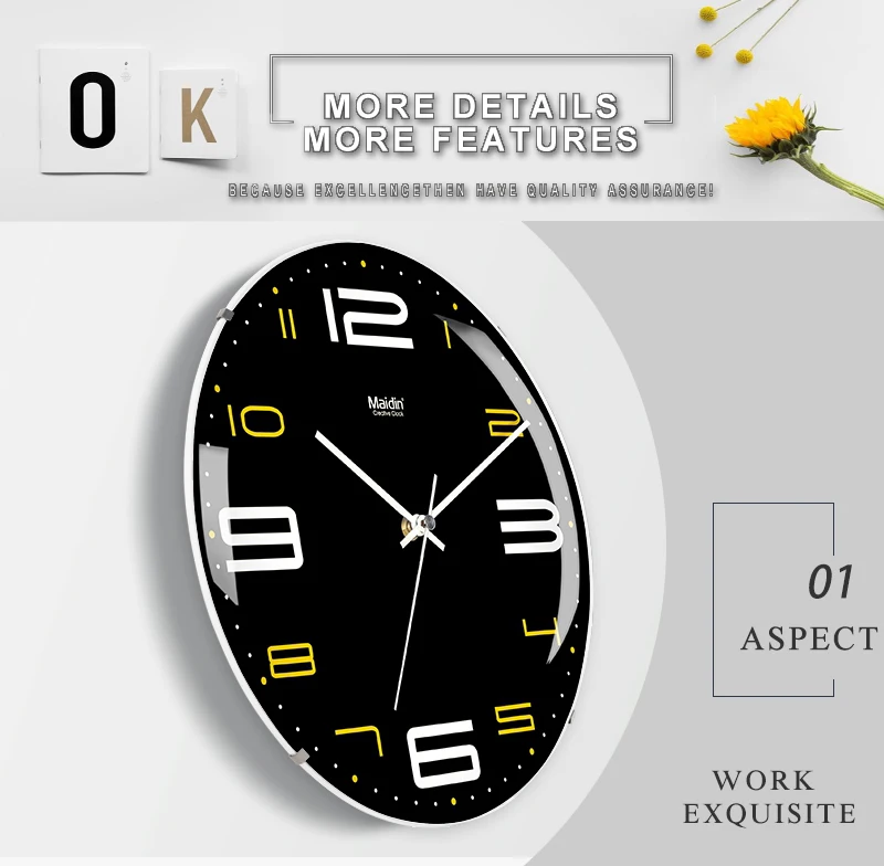retro wall clock wall clock vintage led clock wall (3)
