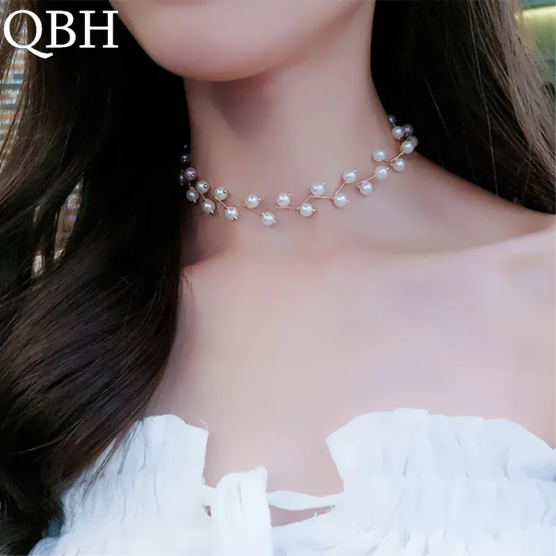 NK284 Hot 2018 Trendy Elegance Statement Necklace Charm Simulated Pearl Beads Choker Necklace For Women Kolye Collier Femme
NK284 Hot 2018 Trendy Elegance Statement Necklace Charm Simulated Pearl Beads Choker Necklace For Women Kolye Collier Femme