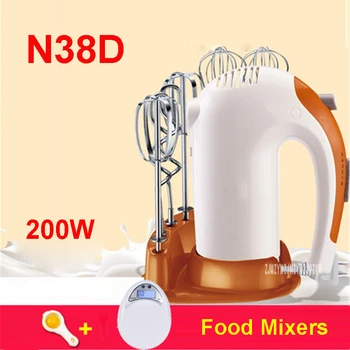 N38D Ultimate type of handheld palm fridge electric mixer food 5 file Control mode family with 6 tools 220V / 200W Food Mixers
N38D Ultimate type of handheld palm fridge electric mixer food 5 file Control mode family with 6 tools 220V / 200W Food Mixers