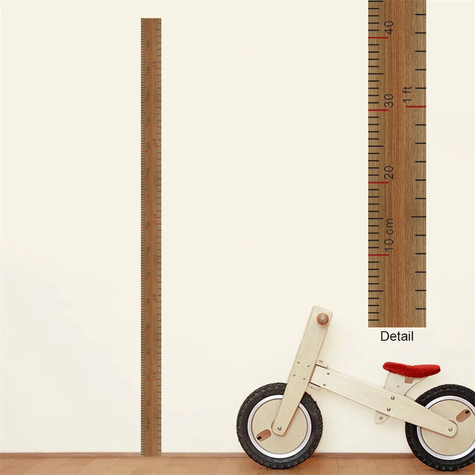 Wood Like Children Height Measurement Baby Growth Chart Stadiometers Baby Height Ruler Wall Stickers For Kids Room Nursery Decor
Wood Like Children Height Measurement Baby Growth Chart Stadiometers Baby Height Ruler Wall Stickers For Kids Room Nursery Decor