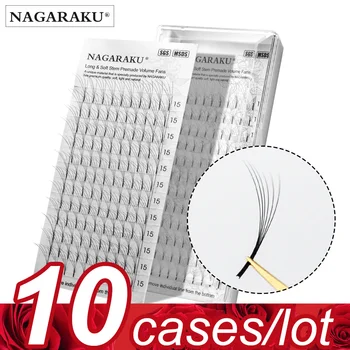 NAGARAKU Eyelash Extension 10 Cases lot 3D-6D Premade Volume Fans Russian Volume Eyelash Black Faux Mink Premium Eyelashes
NAGARAKU Eyelash Extension 10 Cases lot 3D-6D Premade Volume Fans Russian Volume Eyelash Black Faux Mink Premium Eyelashes