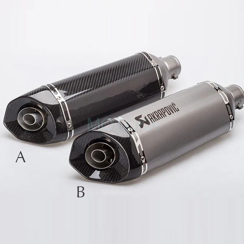 Laser Length 480mm 380mm Universal 51mm Akrapovic Motorcycle Exhaust Muffler Pipe For Z800 BN600 Carbon Fiber Silencer Escape
Laser Length 480mm 380mm Universal 51mm Akrapovic Motorcycle Exhaust Muffler Pipe For Z800 BN600 Carbon Fiber Silencer Escape