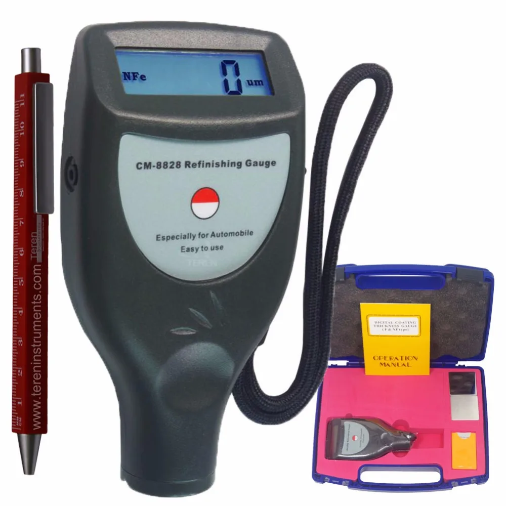 CM-8828 Paint Tester Coating Thickness Tester Gauge w/Software range:0-1250um/0-50mil
CM-8828 Paint Tester Coating Thickness Tester Gauge w/Software range:0-1250um/0-50mil