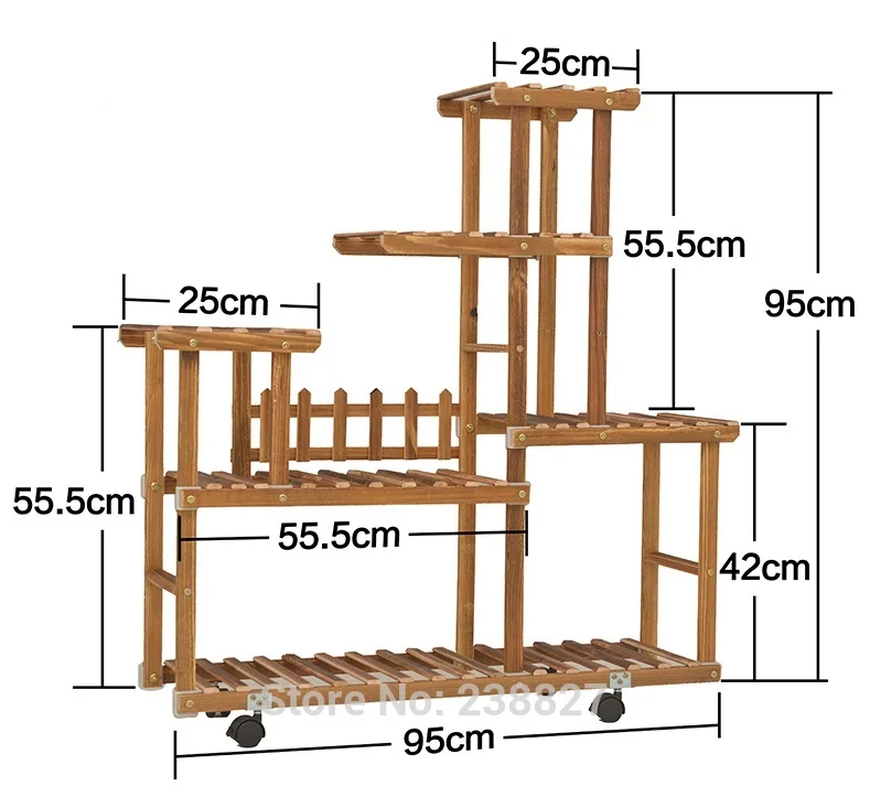 Wood Flower Rack Home Garden Decor 6 Tier Etagere Plant Shelves Pot Display Planter Stand Flowers Patio Deck Indoor Outdoor
Wood Flower Rack Home Garden Decor 6 Tier Etagere Plant Shelves Pot Display Planter Stand Flowers Patio Deck Indoor Outdoor
