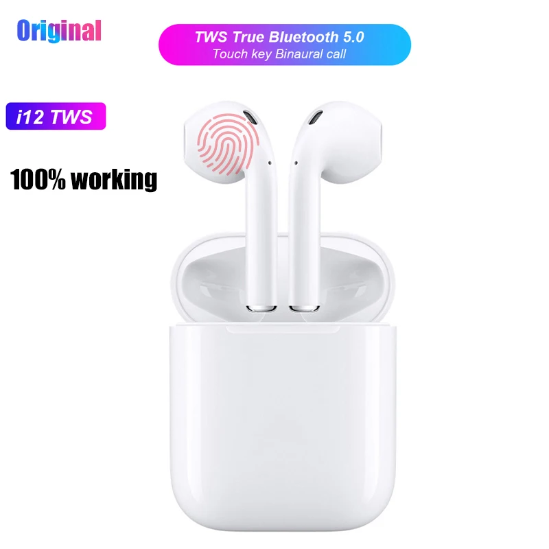 Mini i12 TWS Bluetooth 5.0 Earphone Sports witch microphone Wireless Earbuds Touch Earphones Magnetic Charging Box PK i10 i11
Mini i12 TWS Bluetooth 5.0 Earphone Sports witch microphone Wireless Earbuds Touch Earphones Magnetic Charging Box PK i10 i11