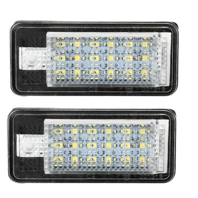 VODOOL 1 Pair Error Free White LED Car Number License Plate Light Lamp for Audi A3 A4 B6 B7 A6 A8 Q7 A5 S4 RS4 Auto Accessories
VODOOL 1 Pair Error Free White LED Car Number License Plate Light Lamp for Audi A3 A4 B6 B7 A6 A8 Q7 A5 S4 RS4 Auto Accessories