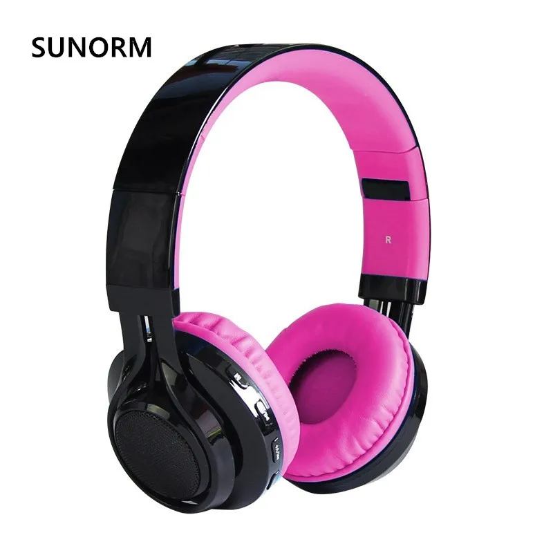 Sunorm AB005 wireless stereo Bluetooth headset with a microphone TF card FM FM rhythm LED headphones give children the best gift
Sunorm AB005 wireless stereo Bluetooth headset with a microphone TF card FM FM rhythm LED headphones give children the best gift