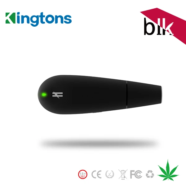 Original blk Black Mamba Herbstick Temp-control electronic cigarette Dry Herb Vaporizer 1600mah Vape Pen