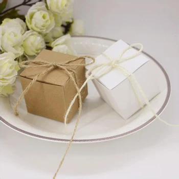 100pcs/lot Kraft Paper Wedding Candy Box with Hemp rope vintage rustic Party decoration paper packaging gift bag for guests
100pcs/lot Kraft Paper Wedding Candy Box with Hemp rope vintage rustic Party decoration paper packaging gift bag for guests
