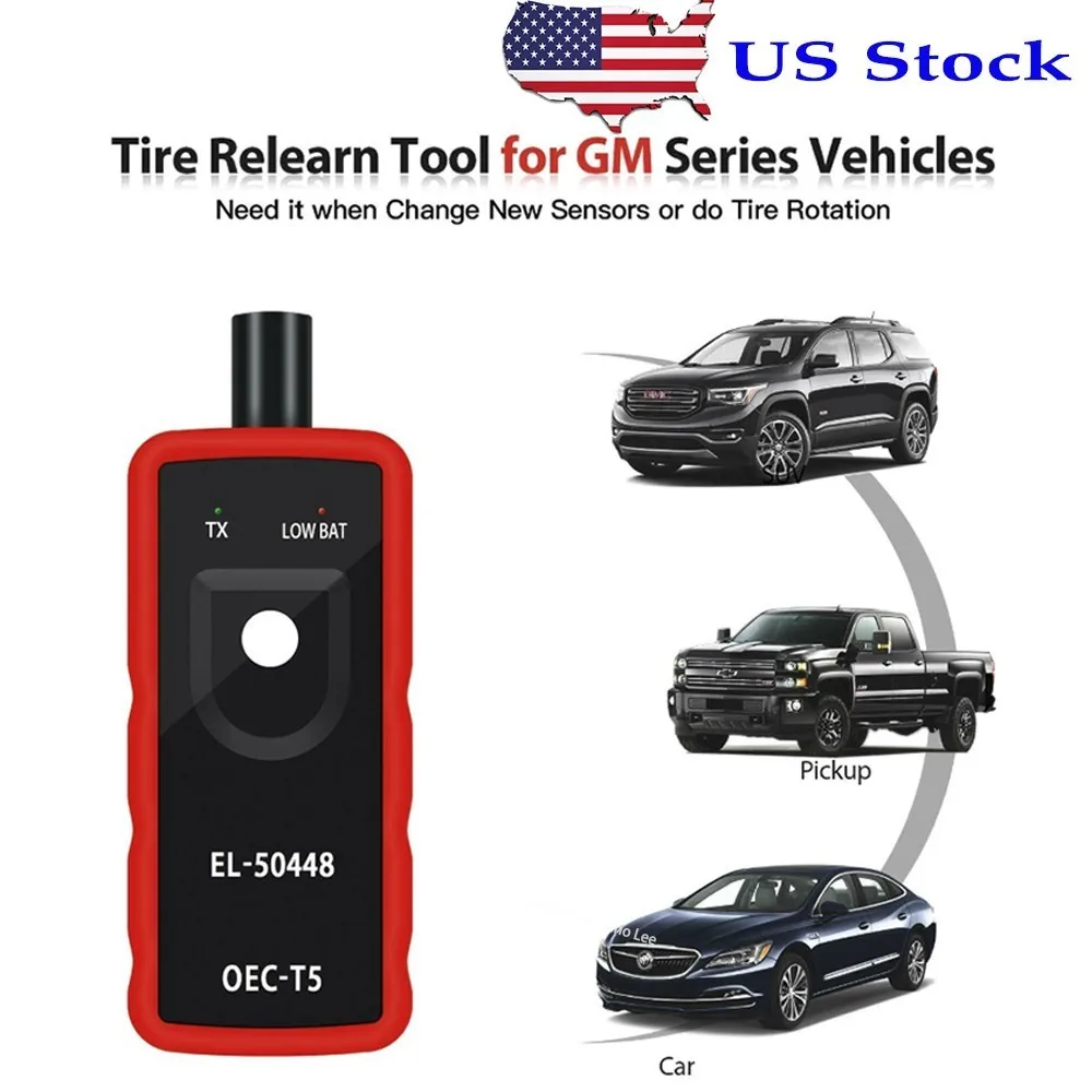Car TPMS wireless Reset Tool EL-50448 Auto Tire Pressure Monitor Sensor OEC-T5 for the G.M/Opel series red portable version
Car TPMS wireless Reset Tool EL-50448 Auto Tire Pressure Monitor Sensor OEC-T5 for the G.M/Opel series red portable version