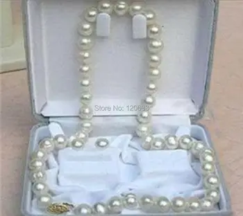 real natural beads Jewellery Natural 8-9mm White Akoya Cultured Pearl Necklace Earring Set AAA Set ..wholesale shipping
real natural beads Jewellery Natural 8-9mm White Akoya Cultured Pearl Necklace Earring Set AAA Set ..wholesale shipping