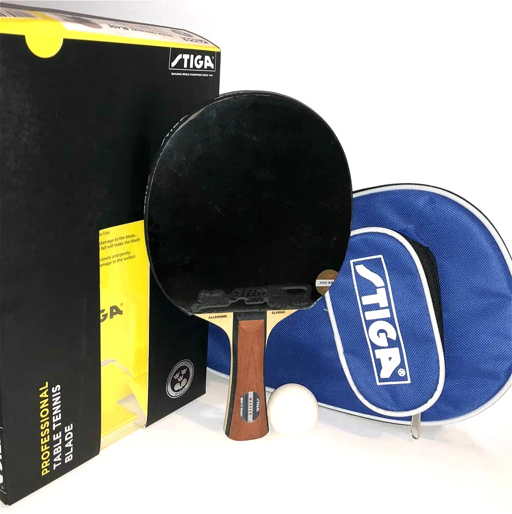 

Super Light Stiga Allround Classic Master Table Tennis Bat Offensive Racquet Sports Ping Pong Finished Rackets With Bag